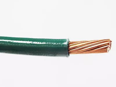 Thhn Thwn 6 Awg Gauge Green Nylon Pvc Stranded Copper  Building Wire 30' • $42.72