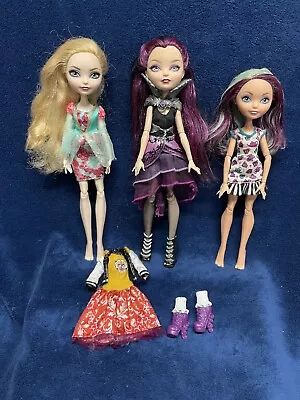 Ever After High Doll Lot Of 3 First Chapter RAVEN Getting Fairest Maddie • $32