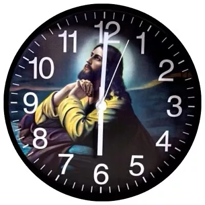 The Prayer Clock 10  Black Clear Crisp Audio The Perfect Gift Christmas Easter • $38.99