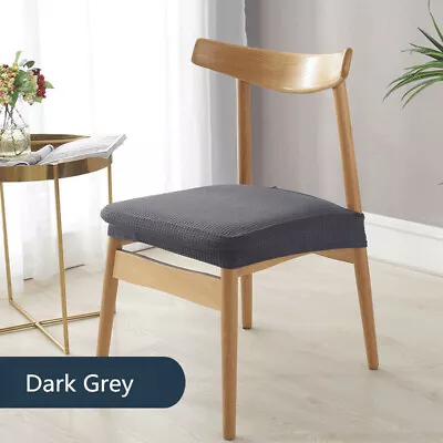 $19.86 • Buy 4PCS Dining Chair Covers Banquet Seat Slipcover Stretch Spandex Covers Removable