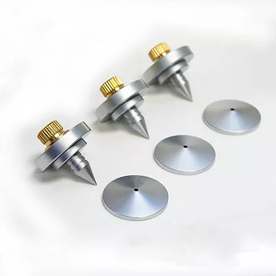 4PCS M8*45 Speaker Spike Isolation Spike Stand Foot Speaker Cone Spike Base Pads • $26.95