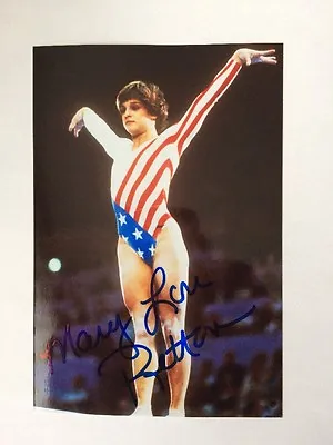 Mary Lou Retton Autograph Photo 1984 Olympics Los Angeles Auto Signed • $50