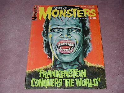 FAMOUS MONSTERS # 39 Frankenstein Conquers The World Cover • $22