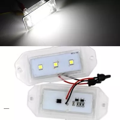 For Volvo 850 940 960 S90 Saloon Sedan Xenon White SMD LED License Plate Lights • $6.29