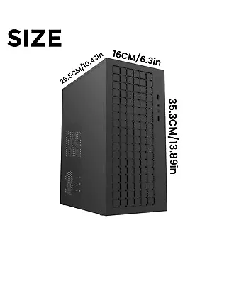 Micro ATX Mini ITX Gaming Office Home Computer PC Case AMD/Intel Chassis - BLACK • $49.99