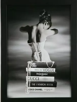 Home Hanging Decor Framed Picture Ready To Hang 33cm X 24cm COCO CHANEL Books • $35