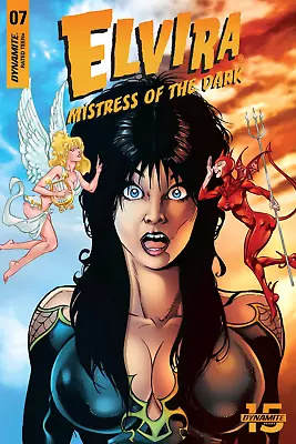 Elvira Mistress Of The Dark Comic Book No 7 Good And Evil Poster 24x36 Inches • $20