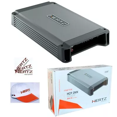 1 HERTZ HCP 2MX 800 Watt Max Stereo Amplifier + Hat And 3 Stickers • £187.63