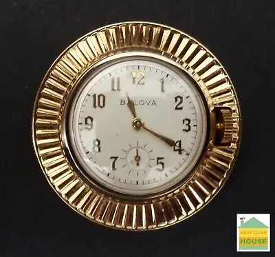 BULOVA Pocket Watch 18k Gold 1952 - Rare Founder 100th Anniversary Piece • $1269.44