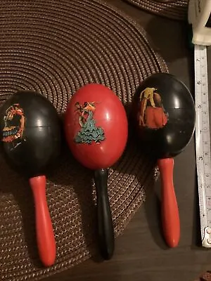 Vintages Spain Spainish ? Mexico ? Maracas Dancers Bull Fighter • $9.99