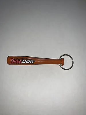 Coors Lite Baseball Bat Bottle Opener Key Ring 3.5 Inches • $7.99