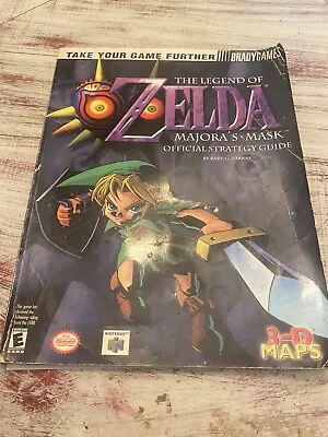 The Legend Of Zelda Majora's Mask Official Strategy Guide BradyGames Used • $39.99