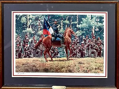 Framed Civil War Lithograph StonewallJackson By Kunstler A/P Signed And Numbered • $586.20