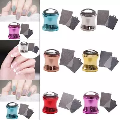 Nail Art Stencils Silicone Stamper Scraper Set DIY For Girls Women Clear • $5.53