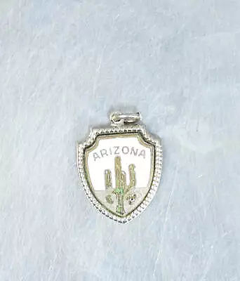 CrazieM Sterling 925 Silver Vintage Southwestern Estate Enamel Charm 2.2g X18 • $0.99