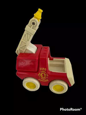 VTG Tonka Bandai Vintage Fire Engine #1 Truck 1987  Toy CLICKER WHEELS • $4.98