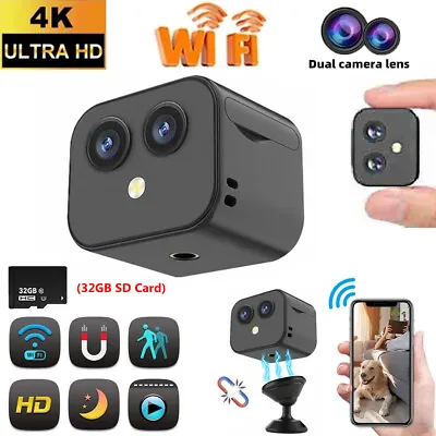 1080P Mini Spy Camera WiFi HD Hidden IP Night Vision Home Security Dual Cam USA • $23.98