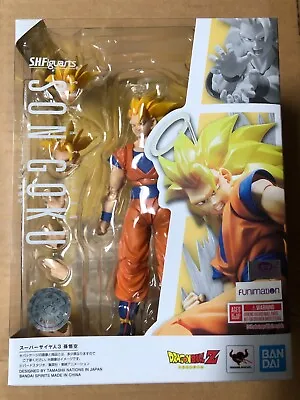 Super Saiyan 3 Son Goku SH.Figuarts Authentic BANDAI Dragonball SSJ3 NEW SEALED • $69