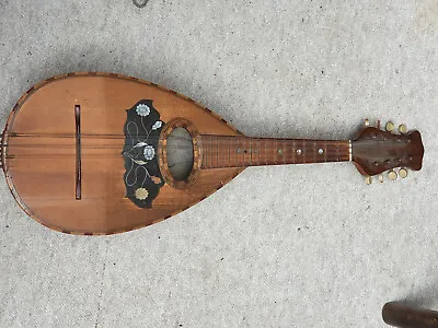  Old 8 String  MANDOLIN W. Inlayed Flowers Needs Repair • $80.10