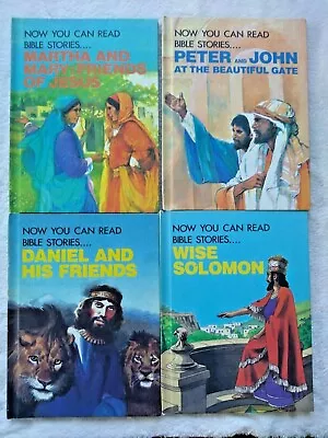 Now You Can Read Bible Stories Lot 4 Children's Books Christian Home School VTG • $9