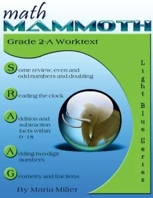 Math Mammoth Grade 2-A Worktext • $11.21