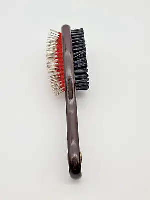 Vintage Hairbrush Double Sided Wood Handle Body • $15.95