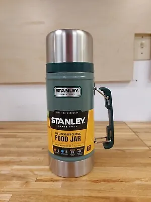 $38.99 • Buy Stanley Classic Food Jar - 24oz Vacuum Thermos Camping Cookware Green