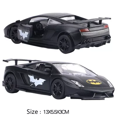 DC Justice League Batman Batmobile Diecast Kids Pull Back Car Vehicle Toy Gift • $12.95