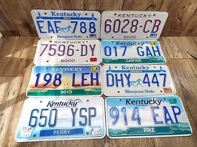 8-VINTAGE MIXED Kentucky License Plates Lot Man Cave • $32.95