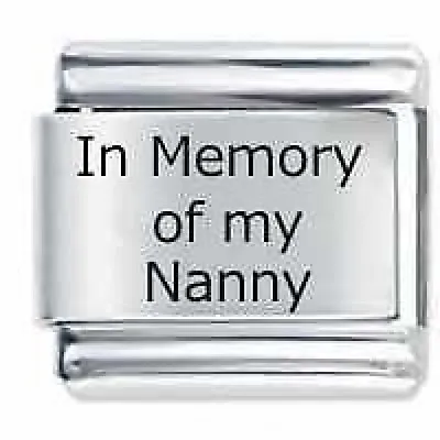 IN MEMORY OF MY NANNY * Daisy Charm For 9mm Italian Modular Charm Bracelets • £4.36