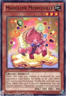 £0.99 • Buy REDU-EN021 Madolche Mewfeuille Common UNL Edition Mint YuGiOh Card