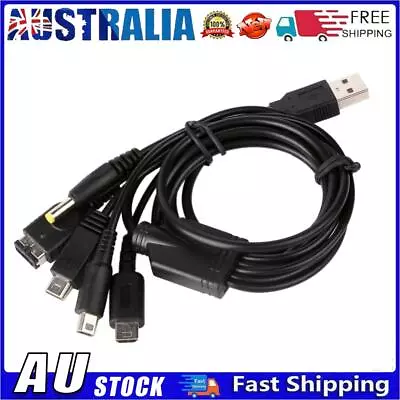 AU 5 In1 USB Charger Universal Game Cables For Nintendo NDSL / NDS NDSI XL 3DS • $9.02