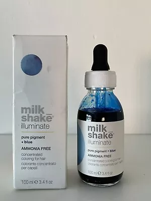 Milk_Shake Illuminate Pure Pigment Blue 100ml Concentrated Coloring For Hair • £13.99