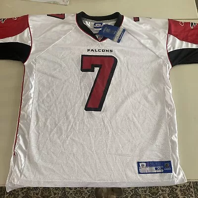 Michael Vick Atlanta Falcons #7 Reebok On Field Jersey Men's XL White • $46