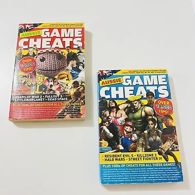 Aussie Game Cheats Paperback Book Bundle Lot Volume 1 And 2 PS3 WII DS PC 360 • $29.95