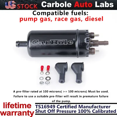 External Inline Universal EFI Electric High Pressure Fuel Pump Diesel 0580464070 • $31.96