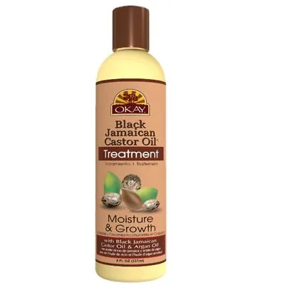 OKAY | Black Jamaican Castor Oil | Treatment For All Hair Types/Textures | • $14.43