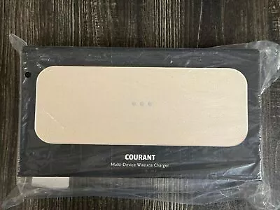 Courant Catch:2 White Leather Multi-Device Wireless Charging Pad USB C MSRP 150$ • $13.86