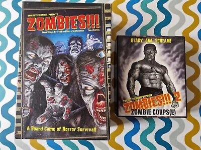 ZOMBIES!!! 3rd Ed. & Zombies!!! 2 Zombie Corps(e) Expansion - Twilight Creations • £10