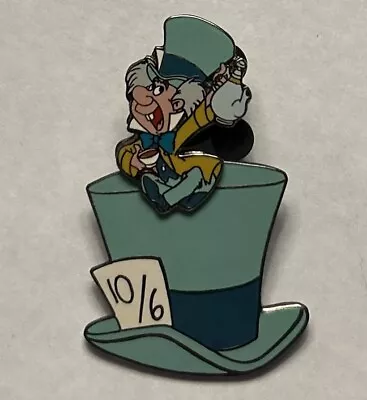 Disney - Alice In Wonderland - Mad Hatter Big Hats LE1500 Pin • $19.99