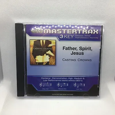 $9.92 • Buy Casting Crowns Father, Spirit, Jesus MasterTrax Performance CD 3 Key New