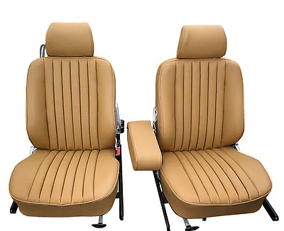 R107 Mercedes 2 Front  Seat Covers 300sl420sl 500sl560sl Leather • $895.50