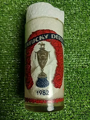 KENTUCKY DERBY Vintage 1982 Mint Julep Collectible Souvenir 5.25  Drinking Glass • $22.99