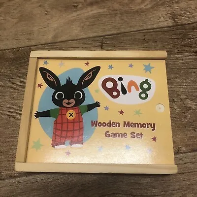 Bing Wooden Memory Game Set Complete 2019 Children’s Game Xmas Birthday Gift • £4.99