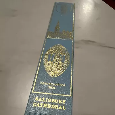 Leather Bookmark Salisbury Cathedral • £1.70