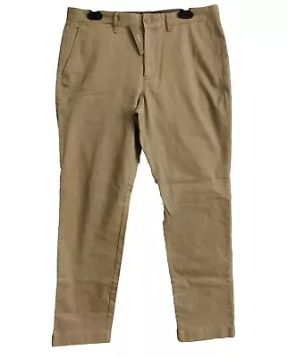 J. Crew 770 Khaki Chino Pants Beige Mens 32X30 Twill Straight Classic Preppy NEW • $29.95