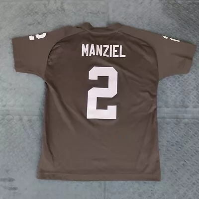 Johnny Manziel Jersey Cleveland Browns Boys Youth Medium 10 12 Short Sleeve • $7