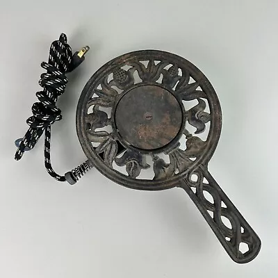 Vintage WORKING Electric Food Warmer Trivet Cast Iron Williamsburg W/Cord • $7.60