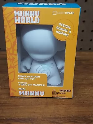 NEW Munny World Customizable Create Your Own Vinyl Art Mini Toy Loot Crate  • $10.99