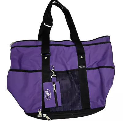 Vintage Everest Large Tote Bag -Purple-for Travel Gym. Teacher/therapist - RARE • $15.99